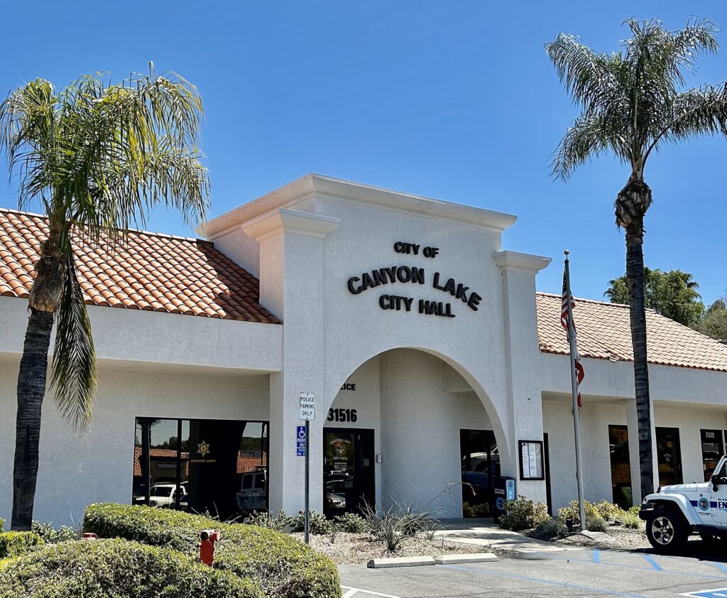 Canyon Lake City Hall in Canyon Lake California