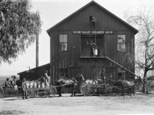 Historic Chino Valley Creamery building around 1900