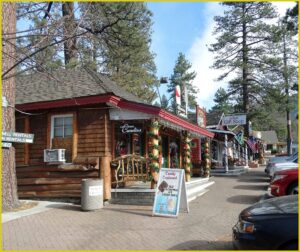 Small shops in Idyllwild Village California
