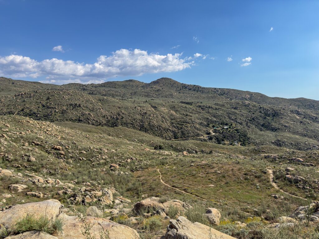 Santa Rosa Hills viewed from Simpson Park in Hemet