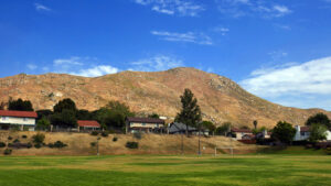 Blue Mountain seen from Grand Terrace