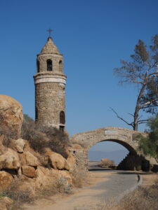 Trail and hillside view at Mount Rubidoux Park in Riverside