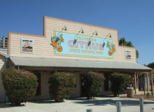 Visitor center at California Citrus State Historic Park in Riverside