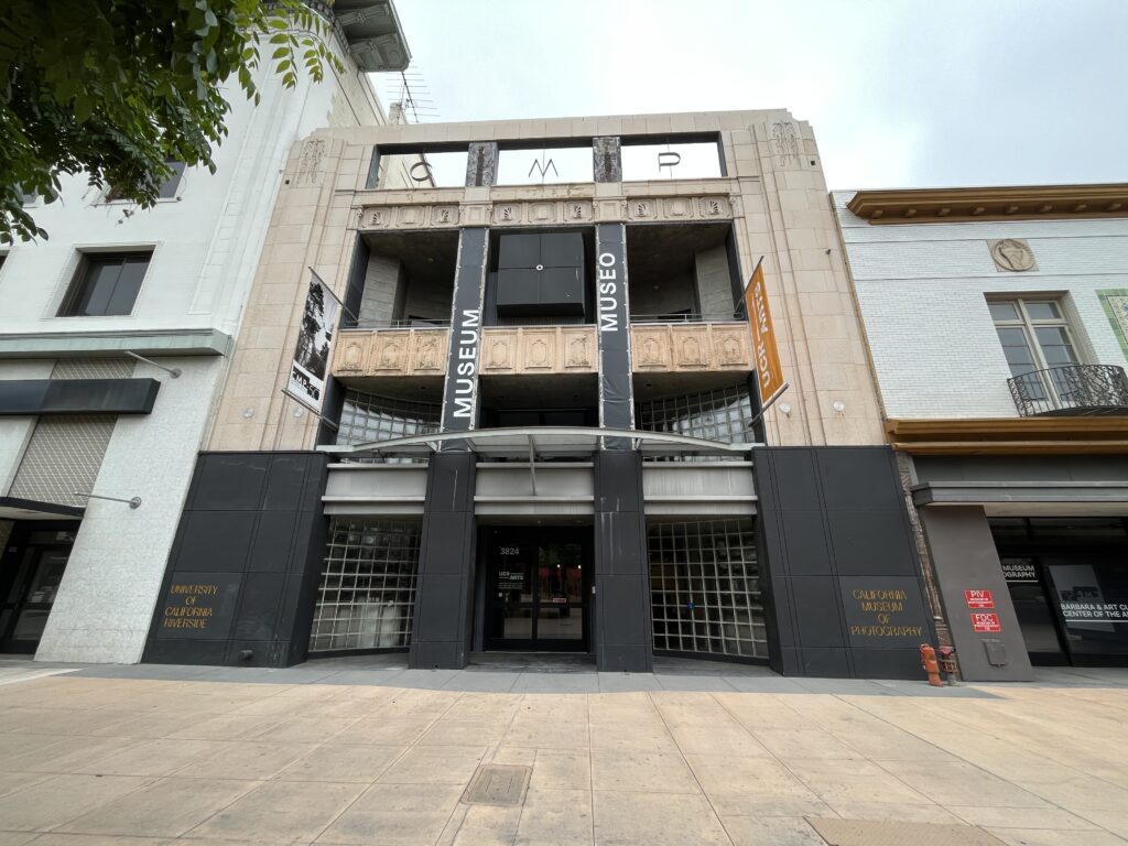 California Museum of Photography entrance at UCR ARTS in Downtown Riverside