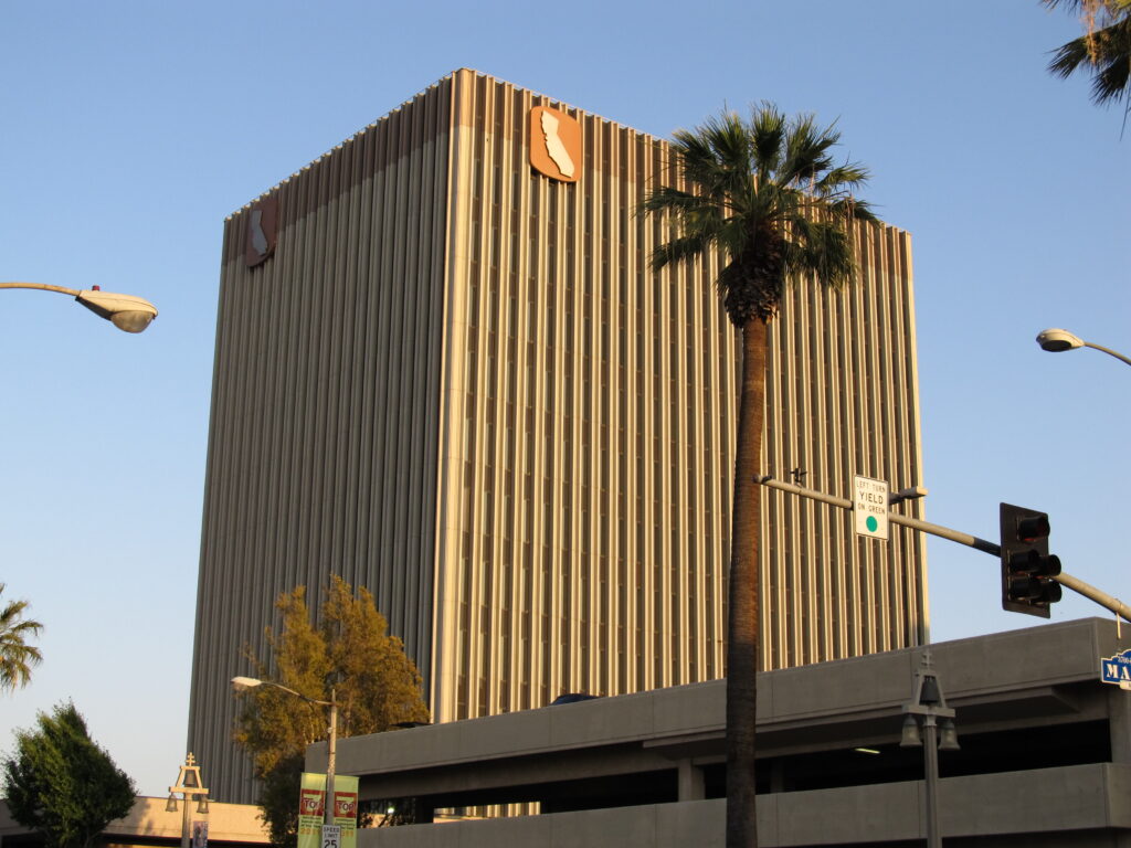 California Tower in Downtown Riverside, used as a local context image for Le Chat Noir