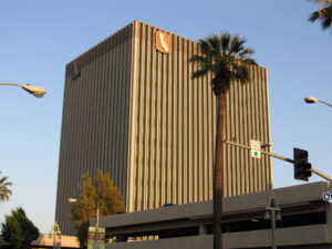 California Tower in Downtown Riverside, used as a local context image for Le Chat Noir