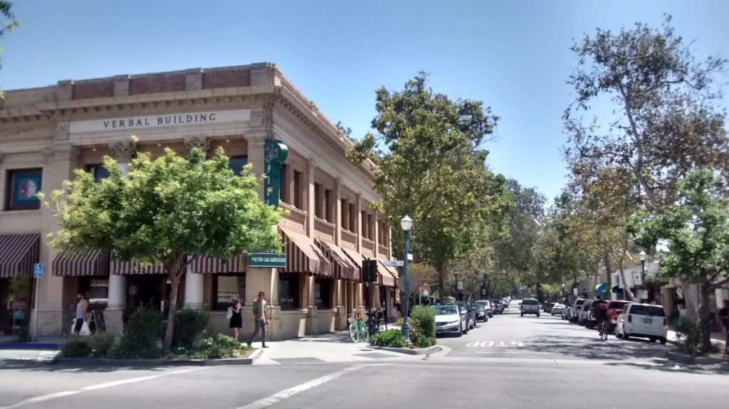 Claremont Verbal Building used as a local context image for Tutti Mangia Italian Chophouse