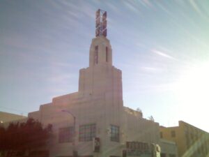 Downtown Pomona street view near the Fox Theater and Arts Colony