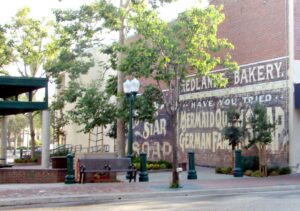 Ed Hales Park at Fifth Street and State Street in Downtown Redlands