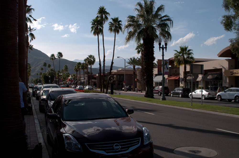El Paseo shopping and public art street in Palm Desert