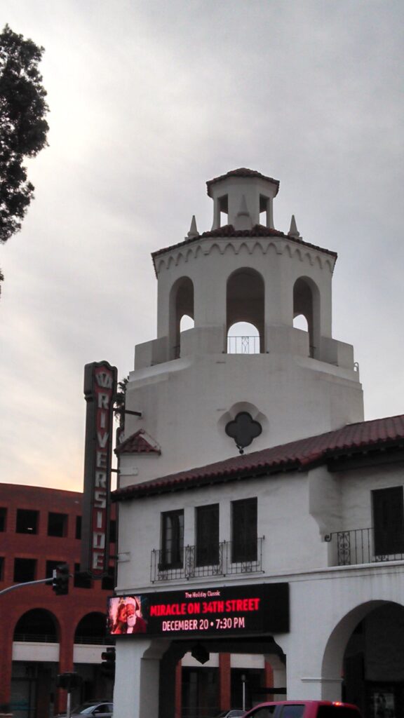 Fox Performing Arts Center exterior in Downtown Riverside
