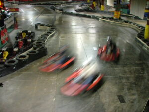 Indoor go-kart track used as a representative image for K1 Speed Corona