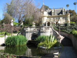 Exterior of Kimberly Crest House and Gardens in Redlands