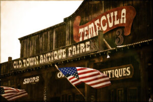 Old Town Temecula storefronts used as a local context image for Small Barn Old Town