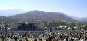 Exterior view of Glen Helen Amphitheater in San Bernardino