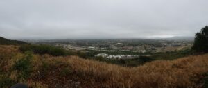 Panoramic view of Temecula Valley used as wine-country context for The Vineyard Rose Restaurant
