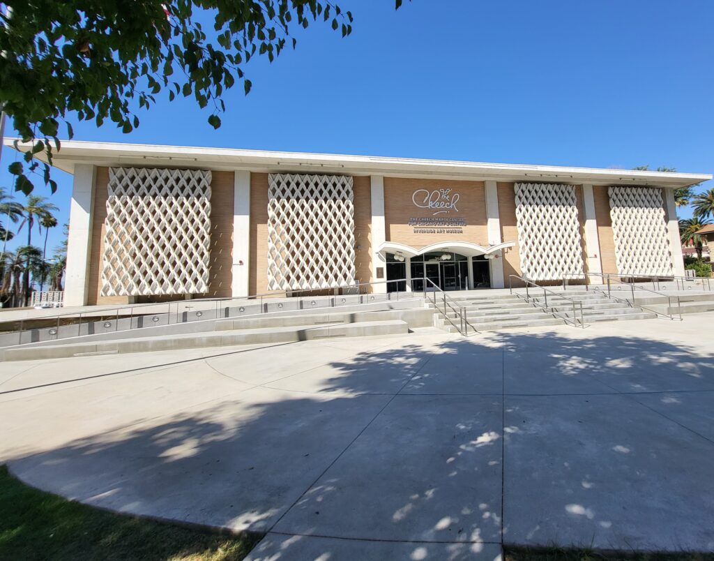 Exterior of The Cheech Marin Center for Chicano Art and Culture in Riverside
