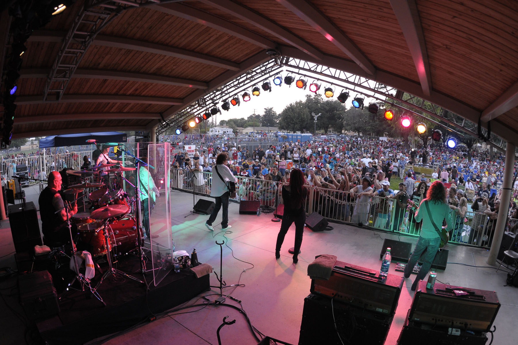 Past community concert at Stewart Park