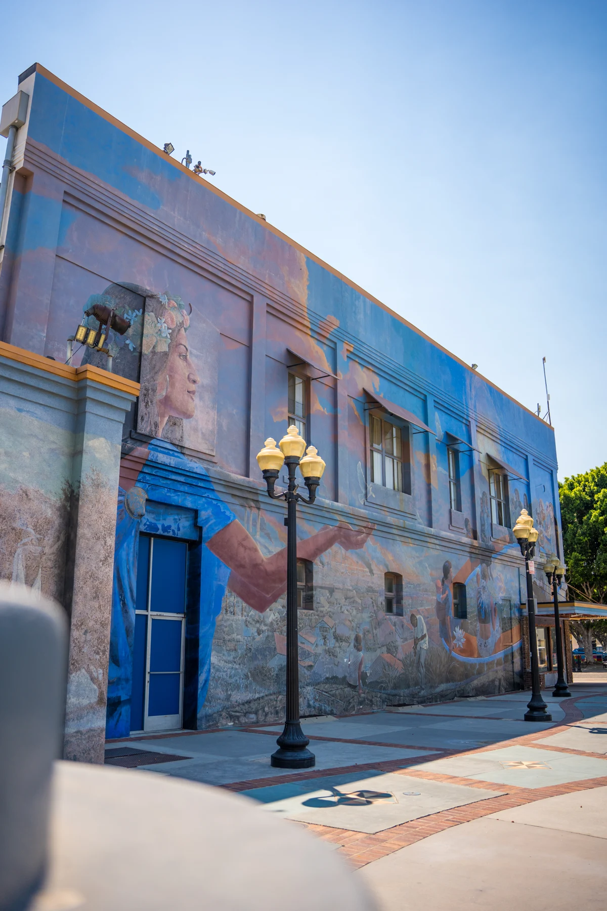 Mural on a downtown Pomona building