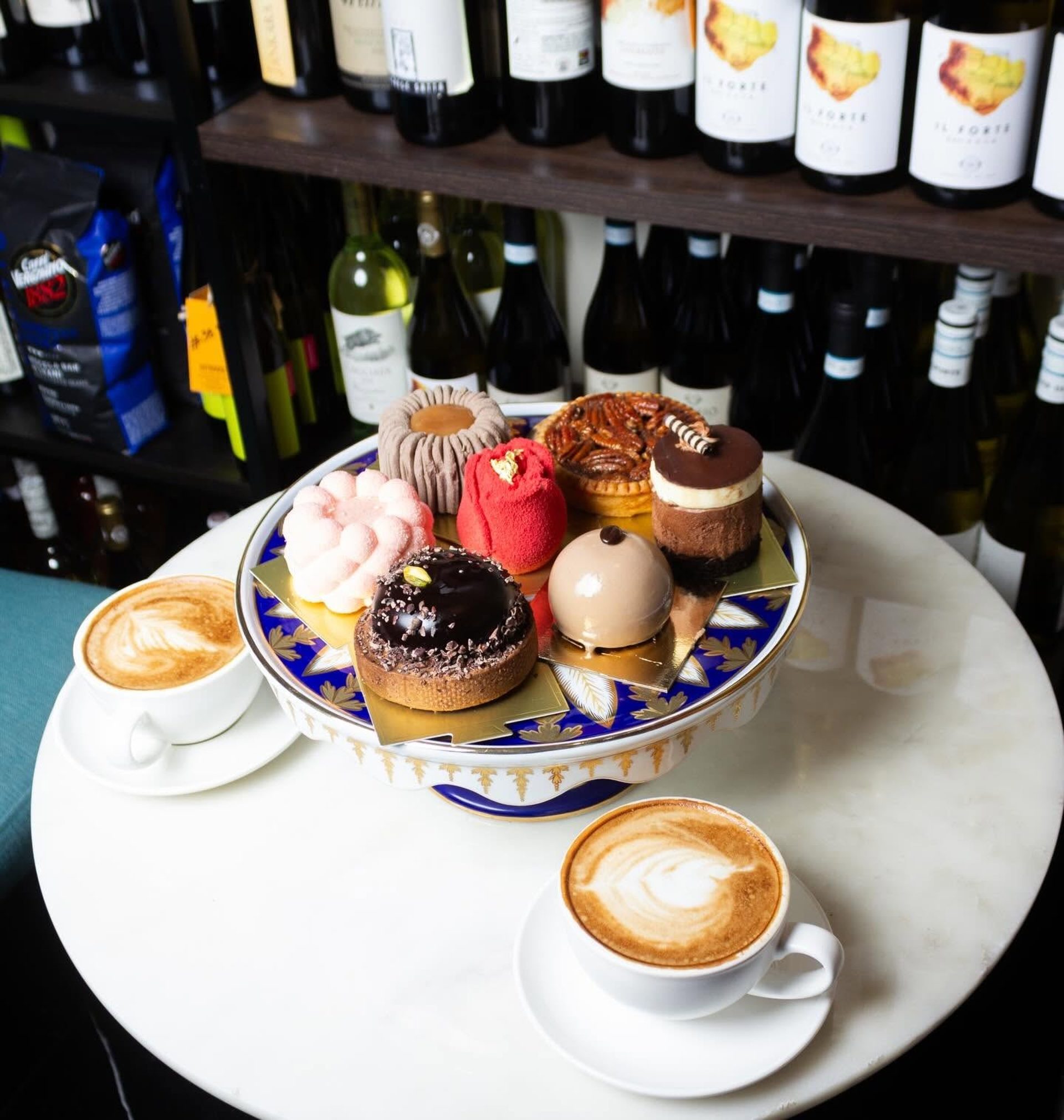 Pastries and coffee at SOTToVOCE Cafe