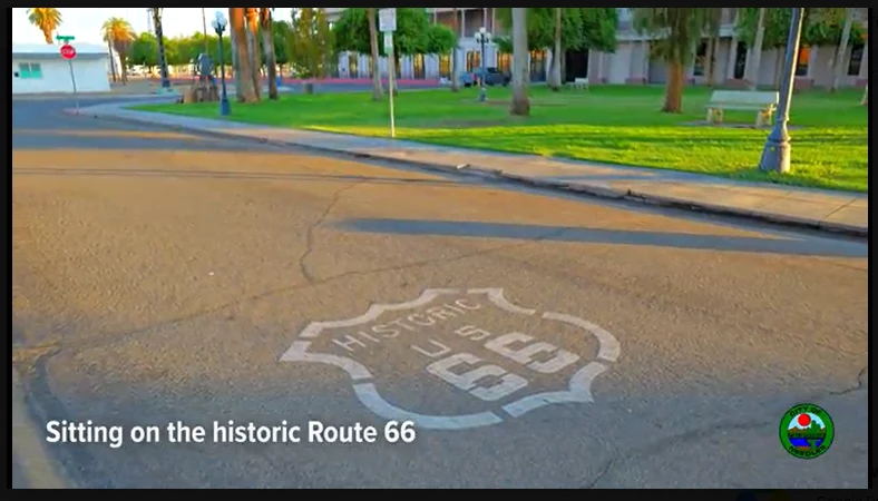 Santa Fe Park beside historic Route 66 in Needles