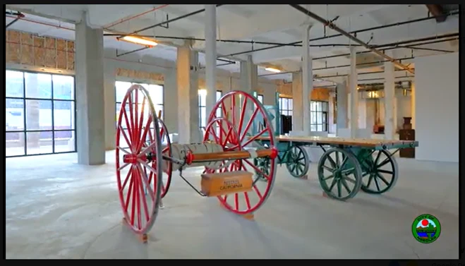 Historic displays inside El Garces; tours by appointment