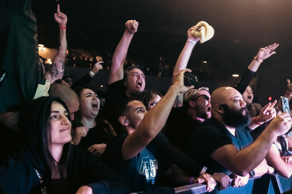 Concert audience at The Glass House
