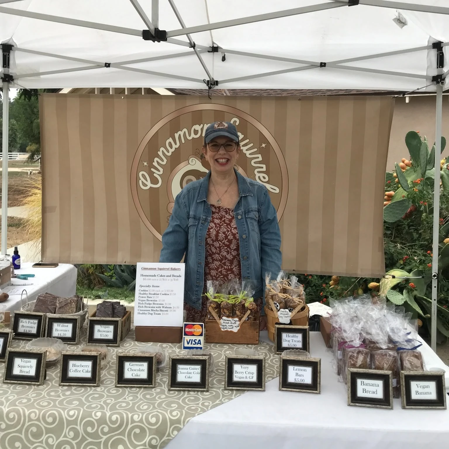 Cinnamon Squirrel vendor stall