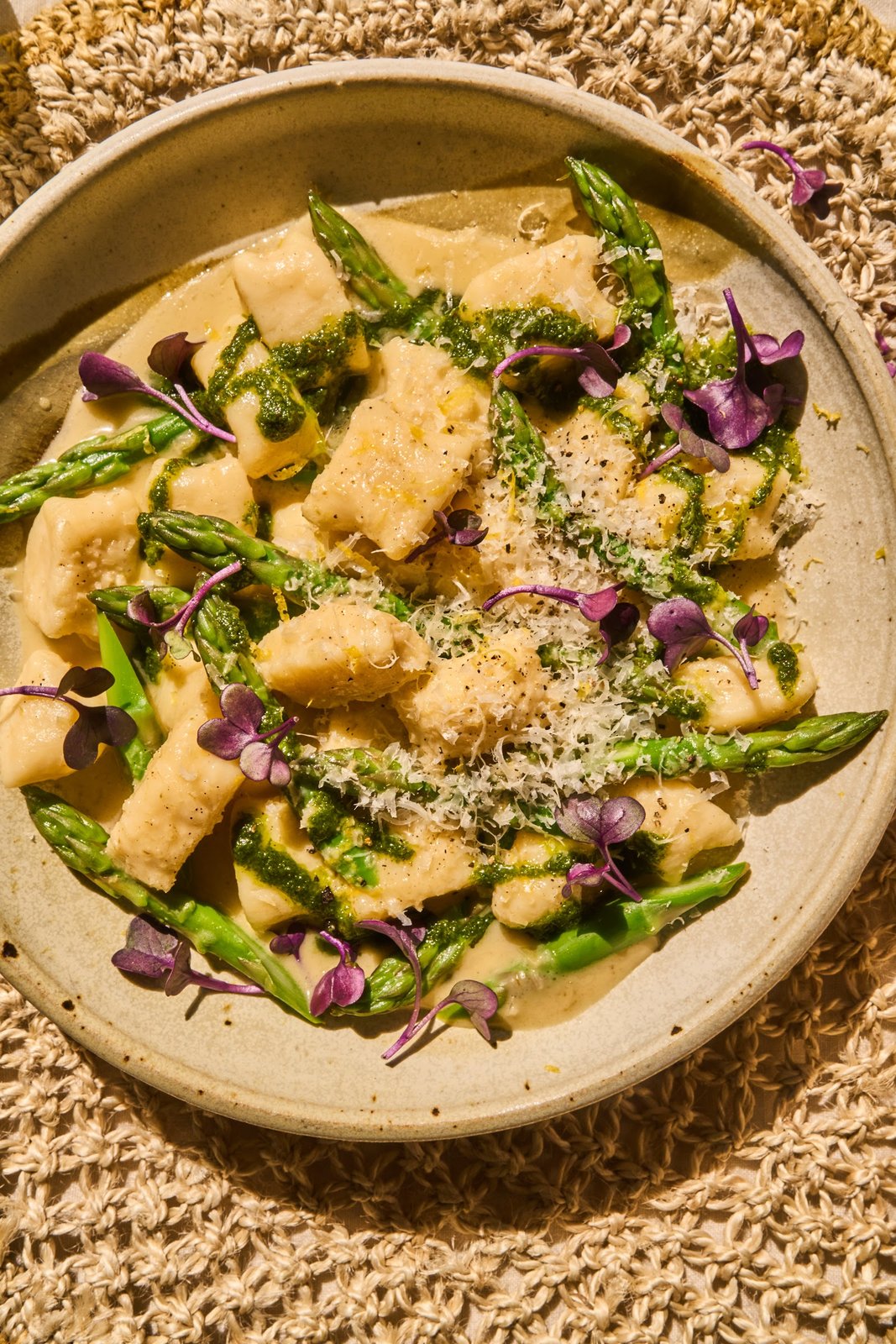 Ricotta gnocchi photographed for La Copine