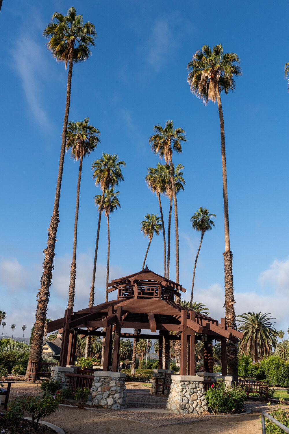 Pavilion entrance at California Citrus State Historic Park