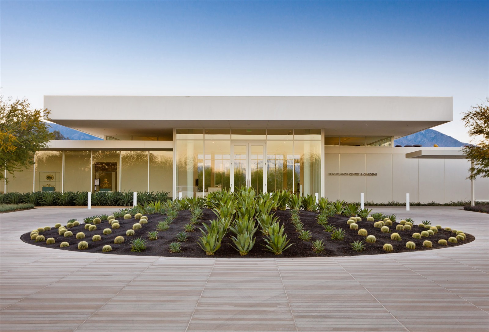 Front entrance of Sunnylands Center