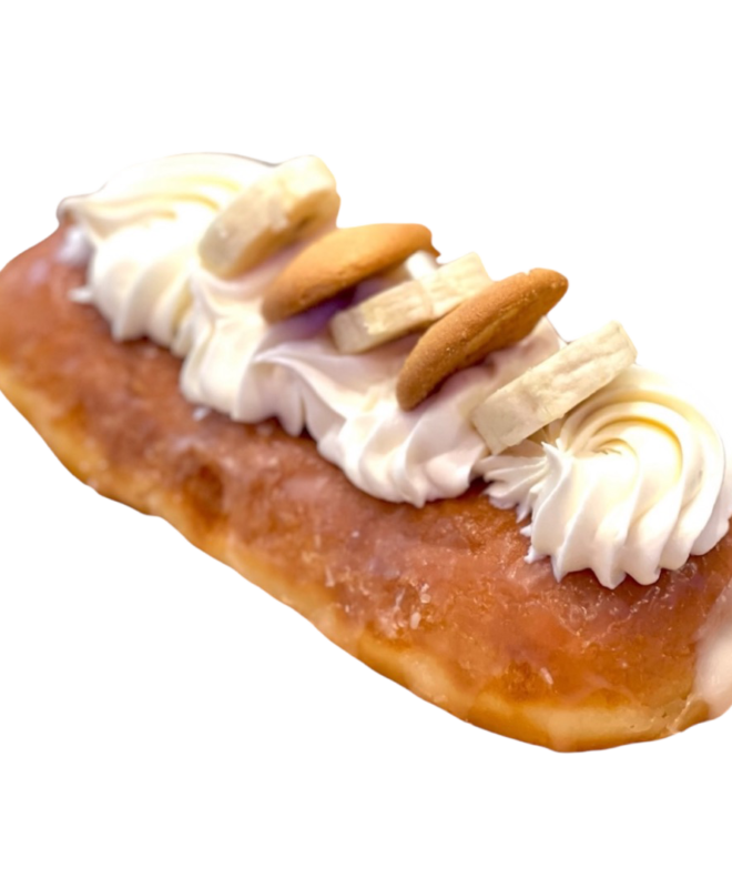Banana cream pie donut from Urban Dripp in Riverside
